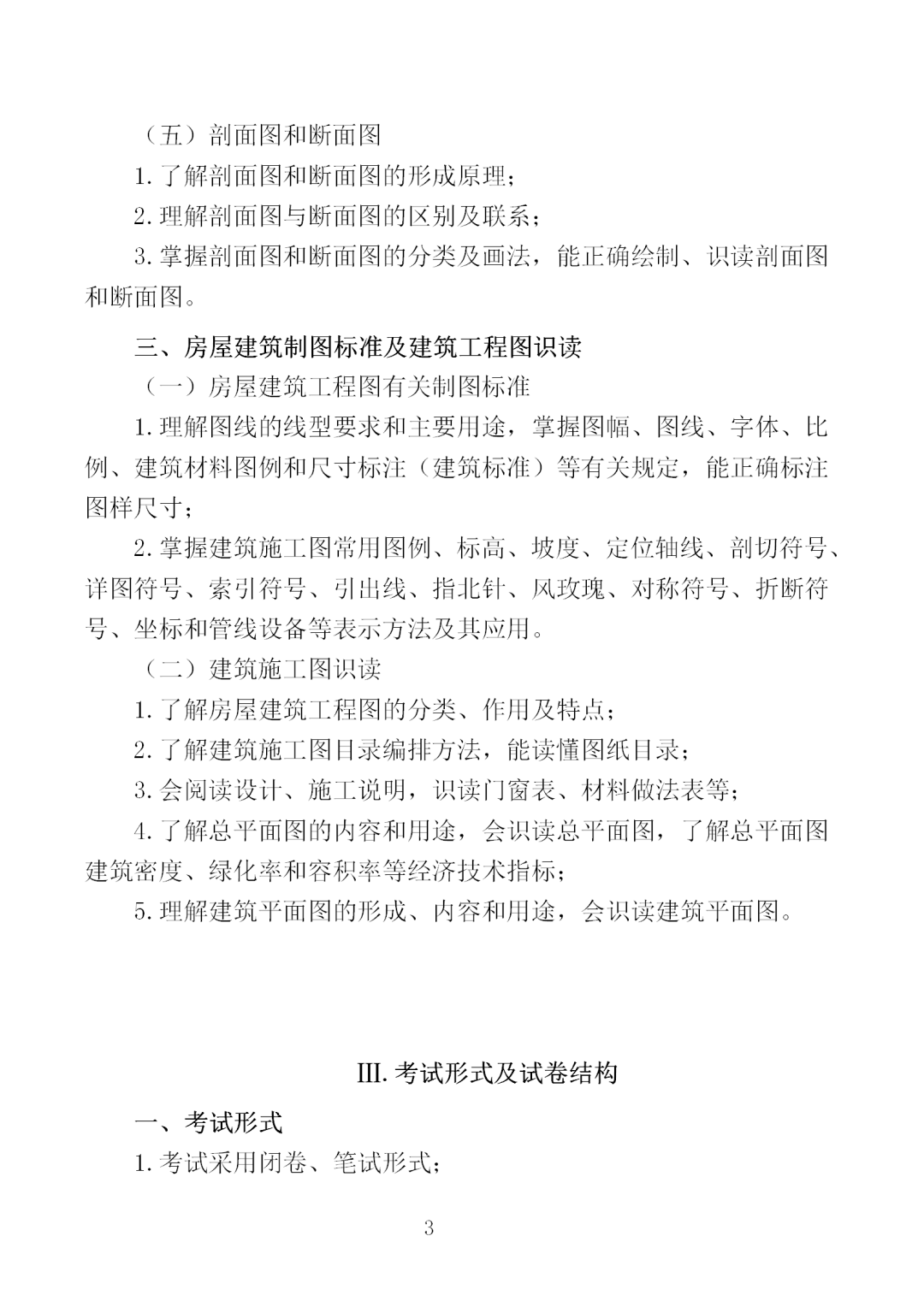 中職學考丨福建中職學考《工程制圖與識圖》考試大綱一覽！